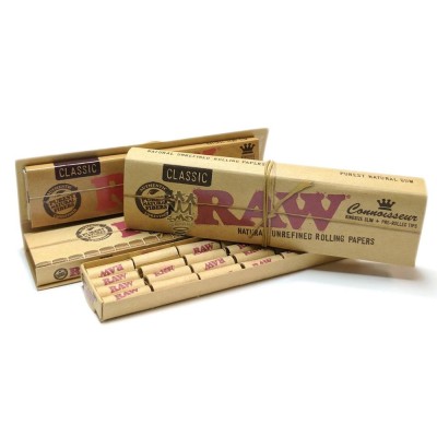 Raw King Size Slim με Προτυλιγμένες Τζιβάνες